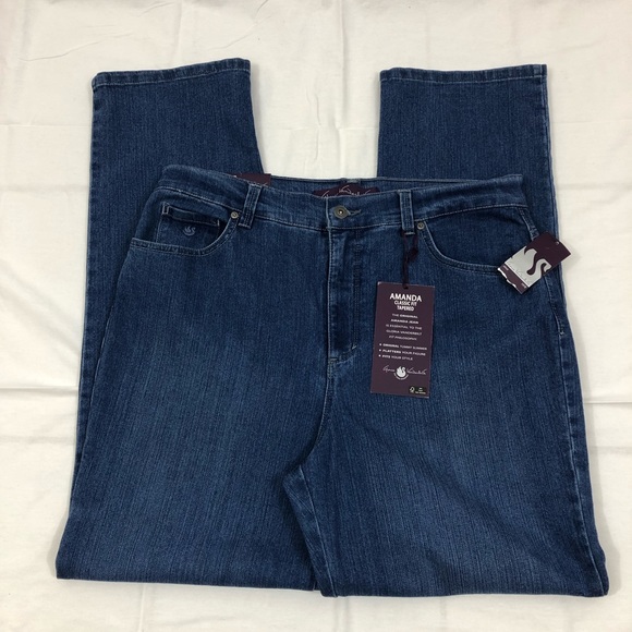 liz claiborne original fit tapered leg jeans